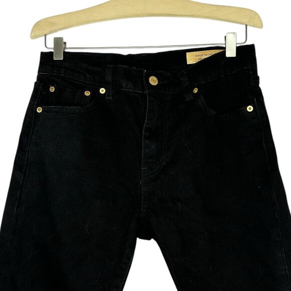 LEVIS Black Gold Selvedge Special Edition Size 30 x 32 Skinny Jeans Men's - Picture 2 of 13